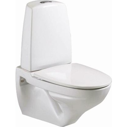 Ifö Sign væghængt toilet, rengøringsvenlig, hvid billede