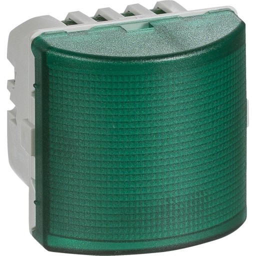 LK Fuga signallampe LED 24 V, konstant/blink, 1 modul, grøn