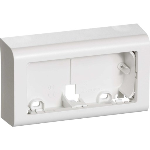 LAURITZ KNUDSEN Fuga® underlag 2 modul Softline vandret uden sprosse, hvid.