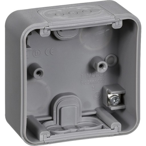 LAURITZ KNUDSEN OPUS® 74 Industri underlag 1 modul tilbehør pakning for 1 stk. forskruning M20.