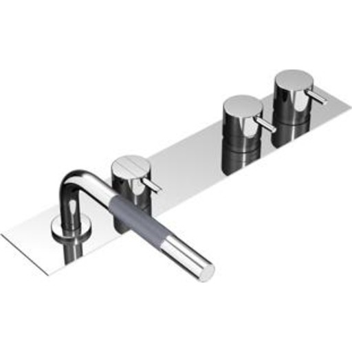 Vola BK14 kararmatur med brusesæt, krom