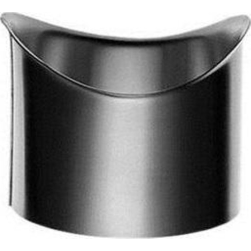 Rheinzink Tudstykke 280/76mm 1/2-rund. CLASSIC walzblank - Tages ikke retur -