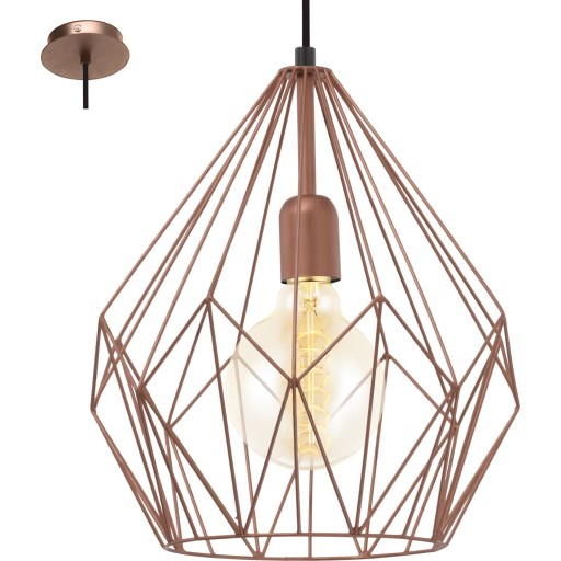 VINTAGE EIFFEL PENDEL MAT KOBBERFARVET