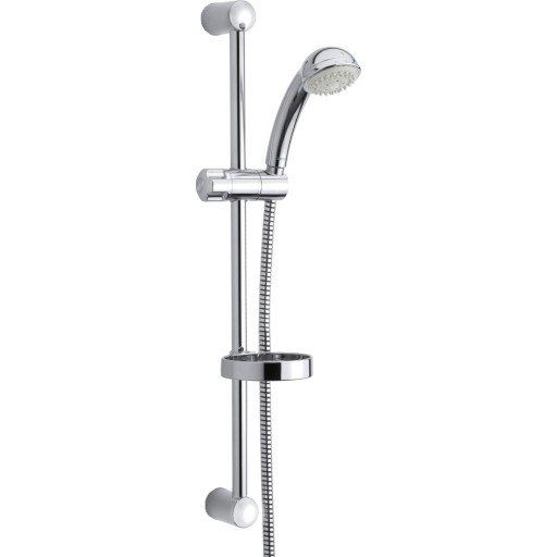 Damixa Clover Green Plus brusesæt, vandbesparende, krom billede