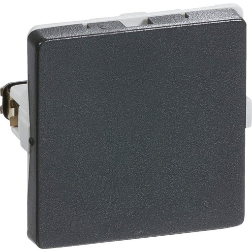 LK Fuga blænddæksel 1 modul, koksgrå