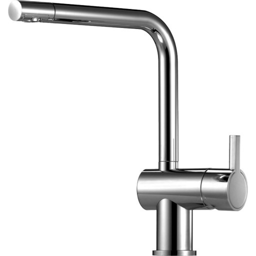 Mora Rexx K6 Køkkenarmatur krom med L-tud, Flexible tilslutningsslanger G3/8