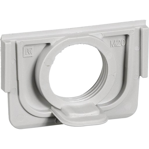 OPUS 74, Pakningsstykke til underlag og med M20 gevind til forskruning, lysegr - Lauritz Knudsen