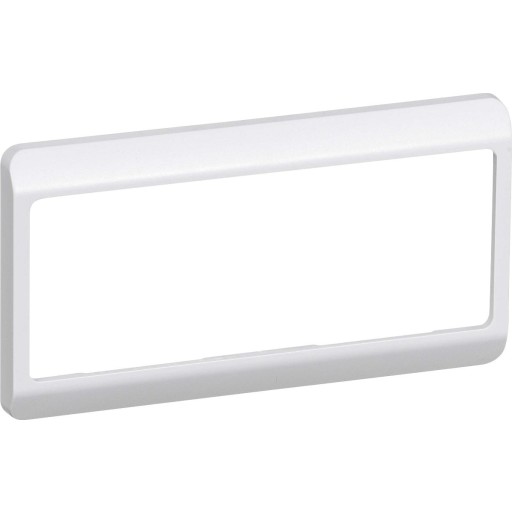 LK OPUS 66, Ramme kombi vandret, 2 modul, hvid - Lauritz Knudsen