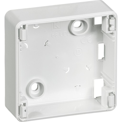 LK Opus 66 underlag 1 modul 23 mm, hvid billede