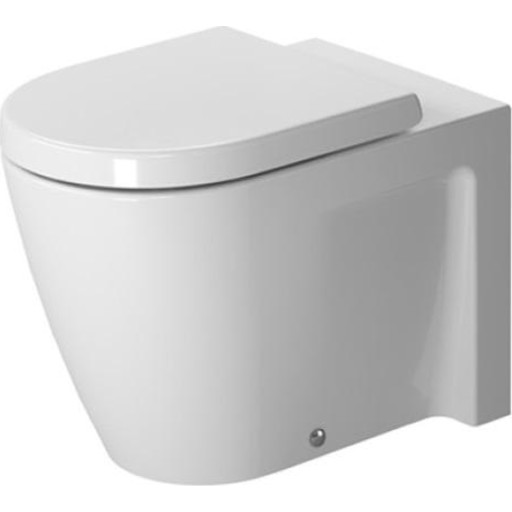 Duravit Starck 2 toalett, back-to-wall, rengjøringsvennlig, hvit Baderom > Toalettet