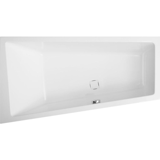 Royal Camilla badekar, 160x90 cm, venstre, hvid