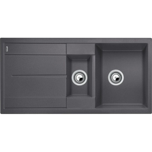 Blanco Metra 6 S UX køkkenvask, 100x50 cm, grå