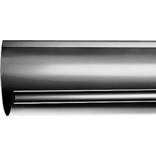 Rheinzink Tagrende 0,7x280 mm 1/2-rund. Nr. 11. Lgd a 3 mtr. CLASSIC walzblank -Tages ikke retur-