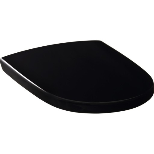 Gustavsberg Artic/Hygienic Flush toalettsits, soft close, snabbfäste, svart