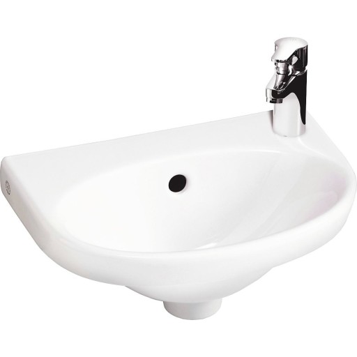 Gustavsberg 5540 Nautic håndvask 400x275mm, hanehul til højre