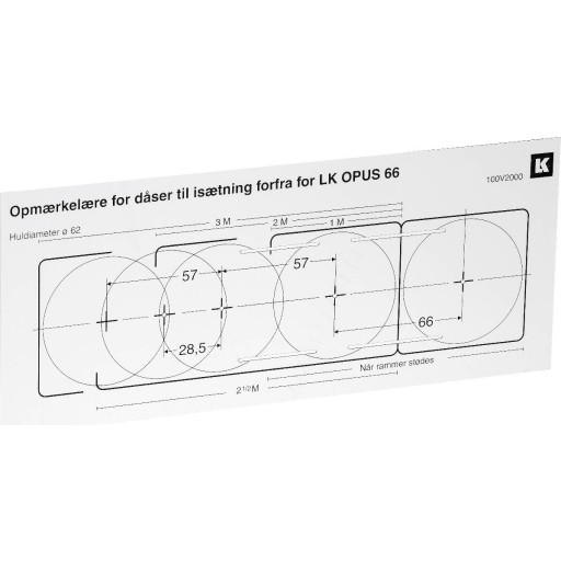 Opus ® 66 Mærkelære Til Opmærkning Af Alle Typer Forfradåser
