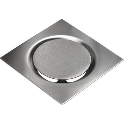 Blücher Square Copenhagen spalterist til gulvafløb 140x140 mm. Rustfrit stål