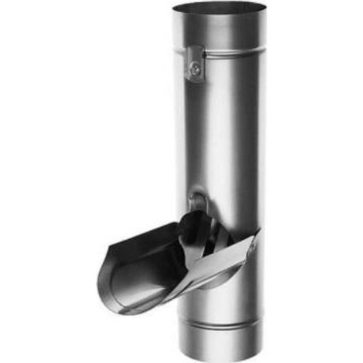 Rheinzink regnvandssamler med Ø76 mm nedløb og si vi zink billede