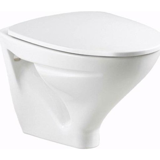 Ifö Sign væghængt toilet, rengøringsvenlig, hvid billede