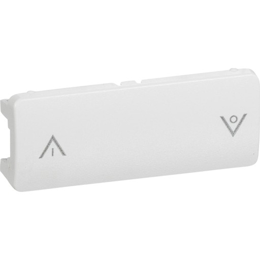 FUGA, Tangent til IHC Wireless batteritryk, kombi enheder mfl., hvid samt tnd/op og sluk/ned symboler - Lauritz Knudsen