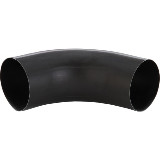 VmZinc bøjning 40 grader / Ø 80 mm, anthrazinc billede