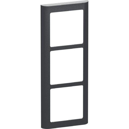 LAURITZ KNUDSEN FUGA SOFT designramme 3 modul lodret, koksgrå.