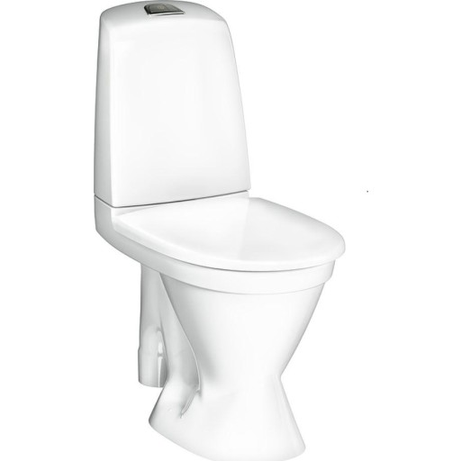 Gustavsberg Nautic 1591 toalett, utan spolkant, vit