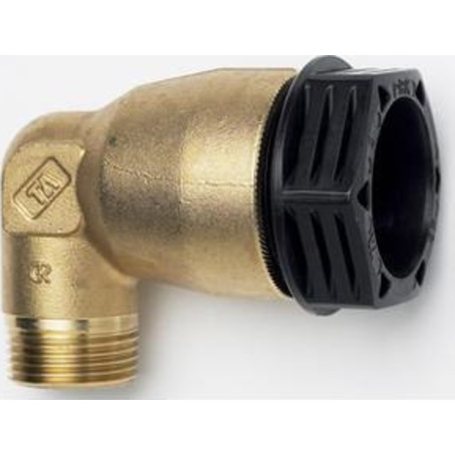 IMI TA 20 mm x 3/4" vinkel med nippel, messing, PN16