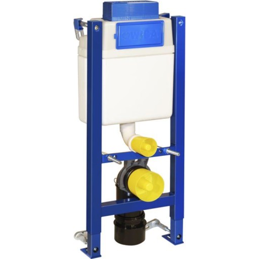 Gustavsberg Triomont XT indbygningscisterne, 83 cm