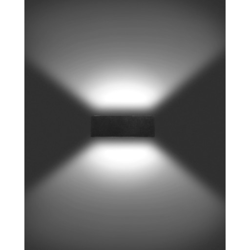 Veggarmatur Quasar 30 LED 32W 3000K, Double Tech, hvit
