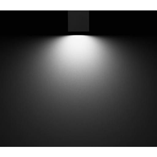 Veggarmatur Mimik 10 Flat Mono LED 5W 3000K, hvit