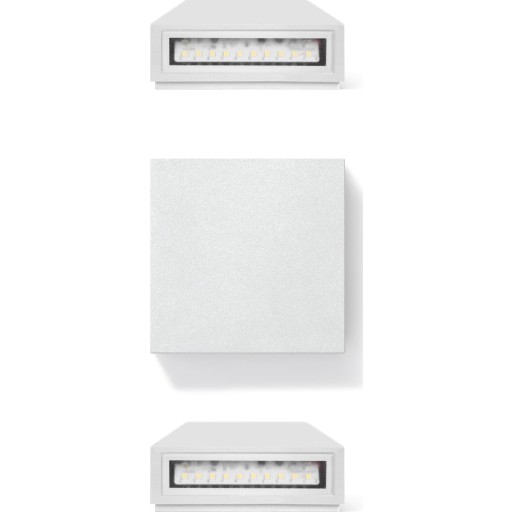 Veggarmatur Mimik 10 Flat BI LED 10W 3000K, hvit