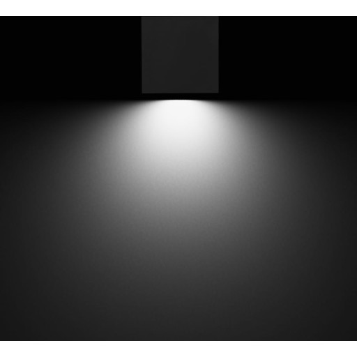 Veggarmatur Mimik 20 Flat Mono LED 13,5W 3000K, antrasitt