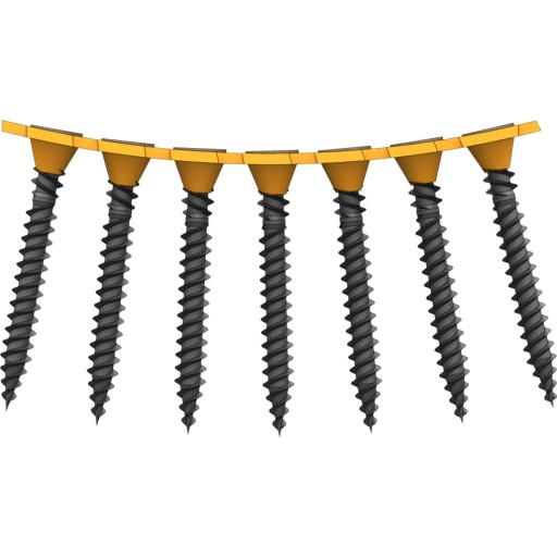 P-SCREW HS gipspladeskrue, sortfos. 3,9x41 mm, 1000 stk. båndede