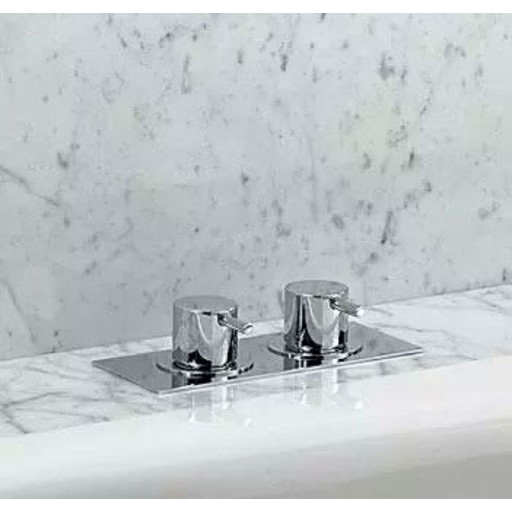 Vola BK2 badkarsblandare, stål