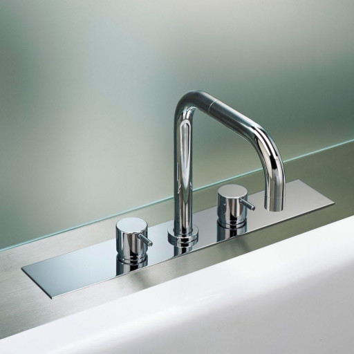 Vola BK6 badkarsblandare, stål