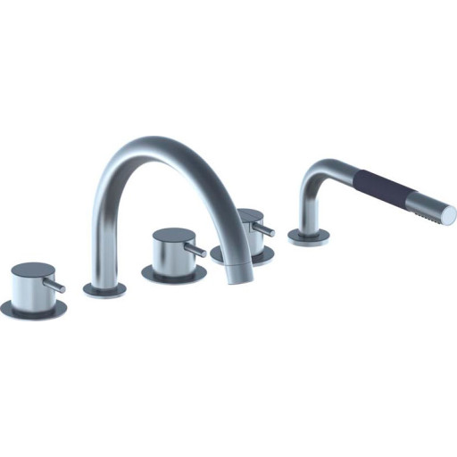 Vola SC13 badkarsblandare med duschset, stål