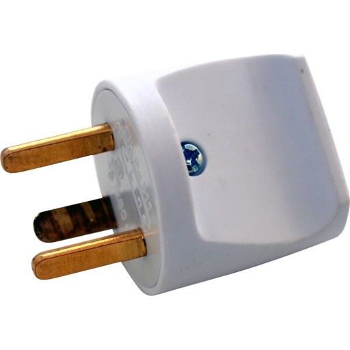 EDB STIKPROP RUND M/J 16A HVID