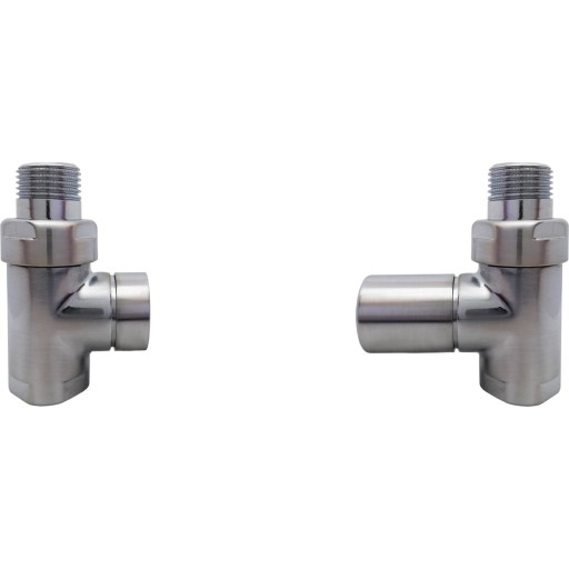 Kriss Cylinder ventilsæt 1/2'' ligeløbende, børstet krom billede