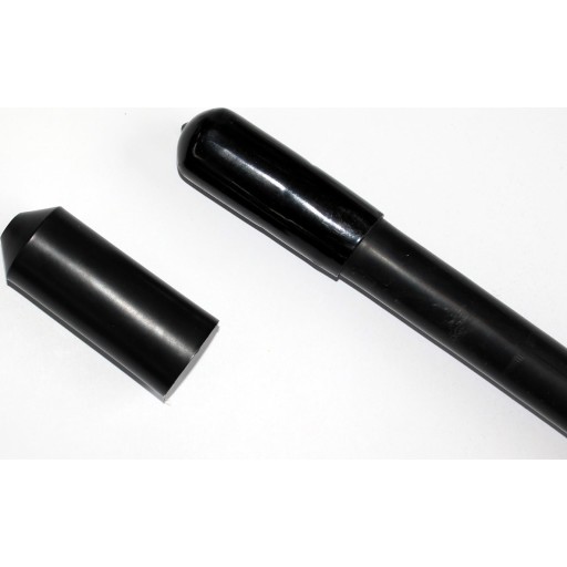 10 stk Krympeendehylse 140/60 mm, svart, med lim, lengde 180 mm