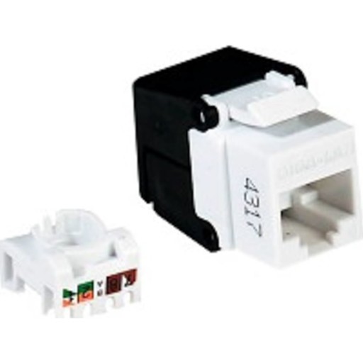 Konnektor Keystone Standard UTP Kat.6, flip jack - GIGA-LAN Standard