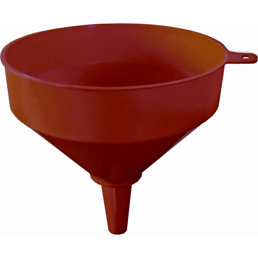 HALLBAUER tragt plast rød med aftagelig si og høj kant KT 250mm - 1629280