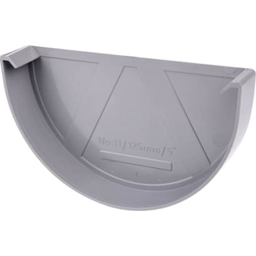 Plastmo endebund nr. 12, grå billede