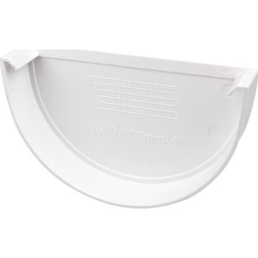 Plastmo endebund nr. 10, hvid billede