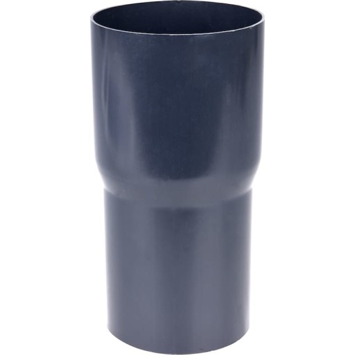 Plastmo rørsamlemuffe 90 mm, grafit billede