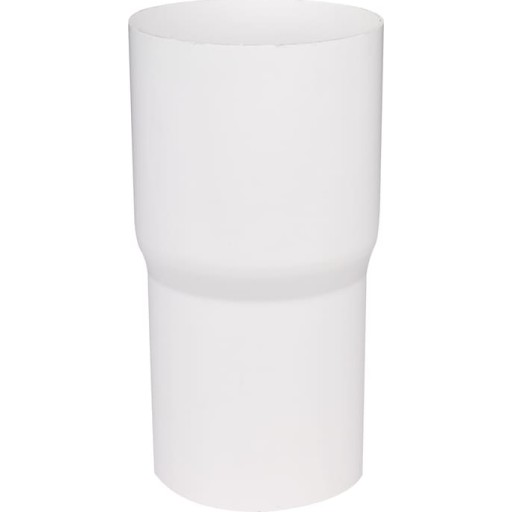 Plastmo rørsamlemuffe i hvid med Ø90 mm nedløb