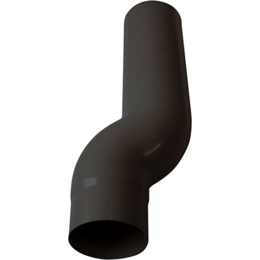 Plastmo nedførsel 90 mm, grafit billede