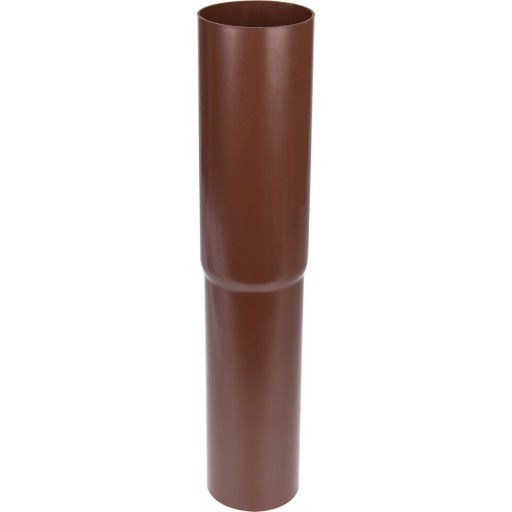 Plastmo lige nedførsel i brun med til Ø75 mm nedløb