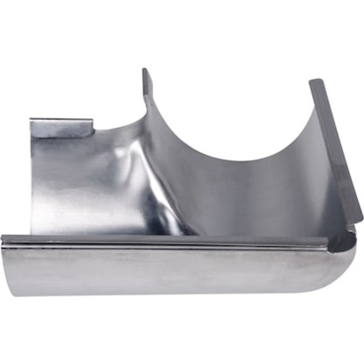 Plastmo udvendig gering nr 11 / 90 grader, zink billede