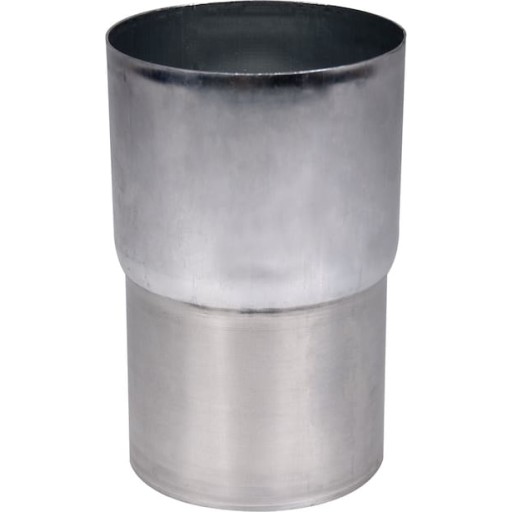 Plastmo rørsamlemuffe i zink med Ø75 mm nedløb